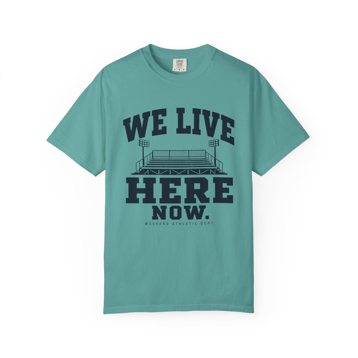 We Live Here Now Stadium T-Shirt