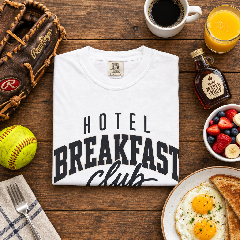 Hotel Breakfast Club T Shirt