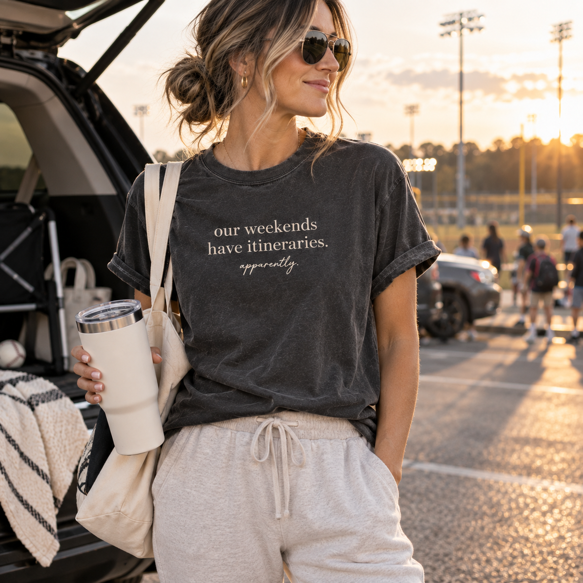 Our Weekends have Itineraries apparently- T Shirt